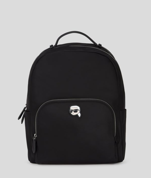 Karl Lagerfeld, Sac À Dos En Nylon Ikon, Femme, Noir, Taille: X00
