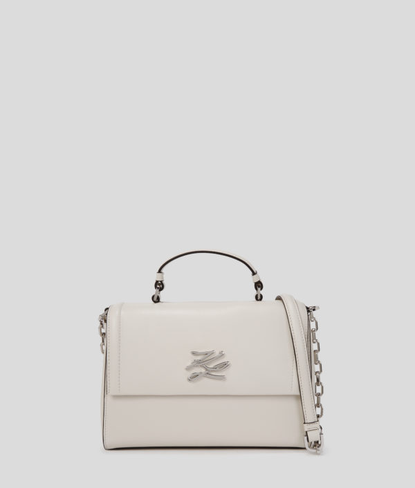 Karl Lagerfeld, Sac Bandoulière Avec Anse Supérieure K/autograph, Femme, Ciment, Taille: X00