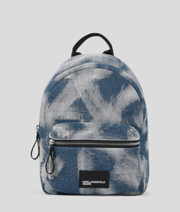 Karl Lagerfeld, Sac À Dos En Denim Délavé, Femme, Denim blanchi, Taille: X00