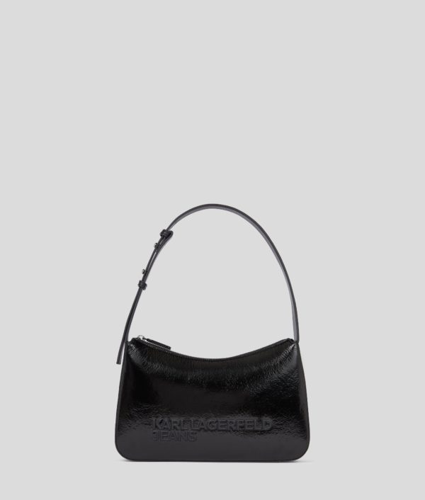 Karl Lagerfeld, Sac Porté Épaule En Simili Cuir, Femme, Noir, Taille: X00