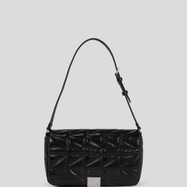 Karl Lagerfeld, Sac Porté Épaule Brillant K/kuilt, Femme, Noir, Taille: X00