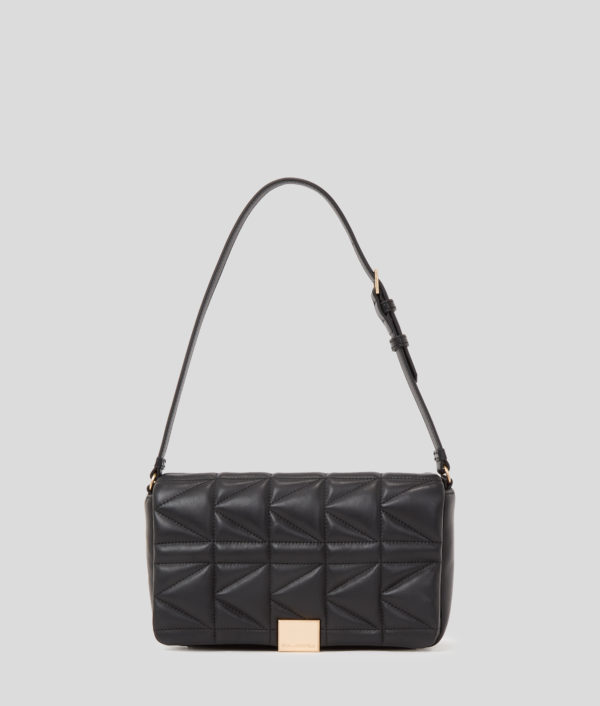 Karl Lagerfeld, Sac Porté Épaule De Taille Moyenne K/kuilt, Femme, Noir, Taille: X00