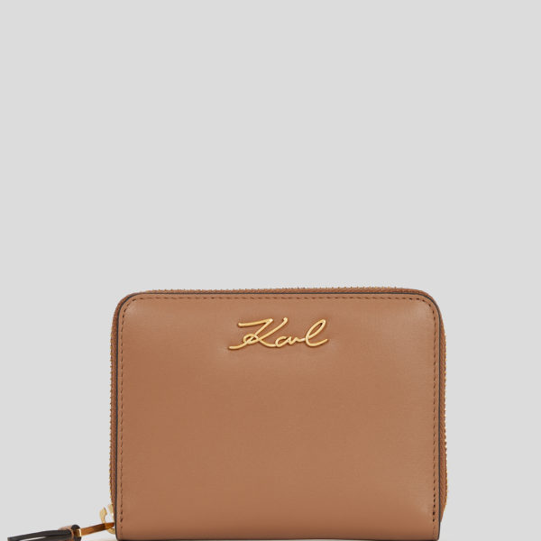 Karl Lagerfeld, Portefeuille De Taille Moyenne K/signature, Femme, Terra, Taille: X00