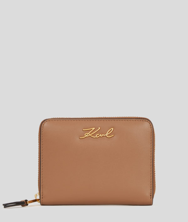 Karl Lagerfeld, Portefeuille De Taille Moyenne K/signature, Femme, Terra, Taille: X00