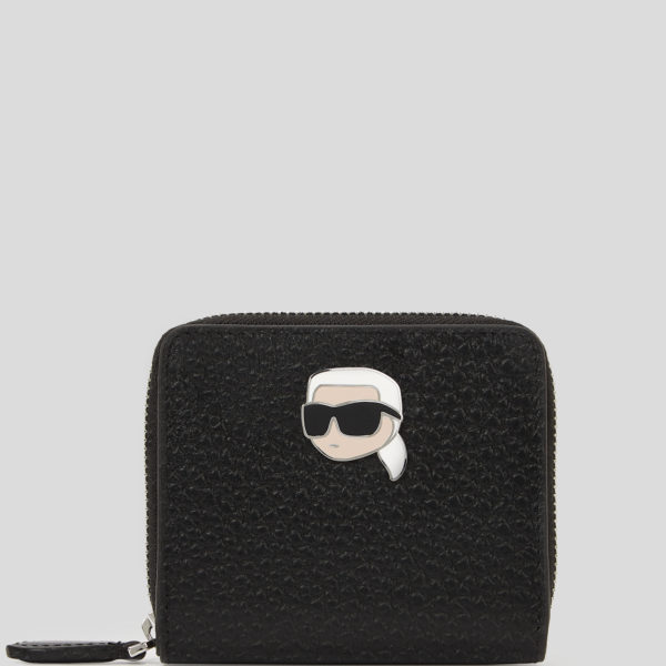 Karl Lagerfeld, Portefeuille De Taille Moyenne Ikon, Femme, Noir, Taille: X00
