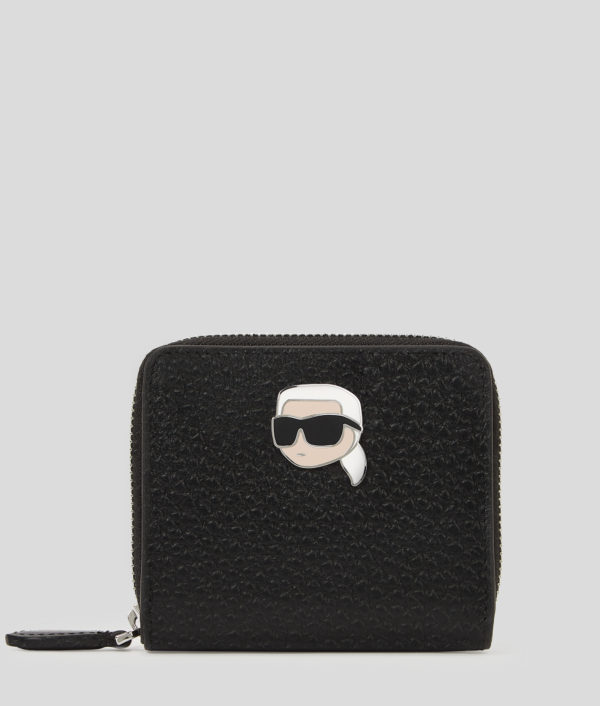 Karl Lagerfeld, Portefeuille De Taille Moyenne Ikon, Femme, Noir, Taille: X00