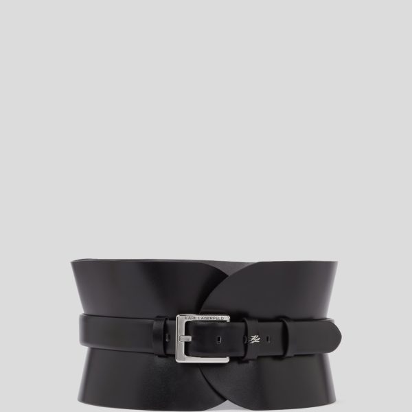 Karl Lagerfeld, Ceinture K/essential, Femme, Noir, Taille: X95