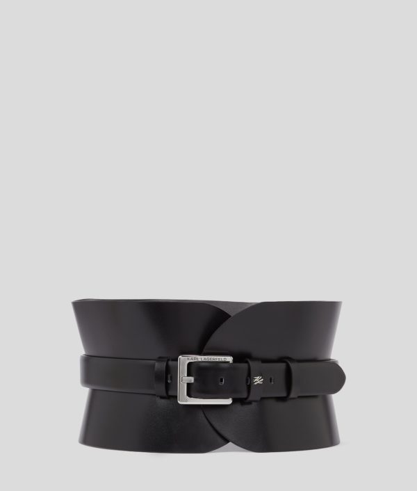 Karl Lagerfeld, Ceinture K/essential, Femme, Noir, Taille: X95