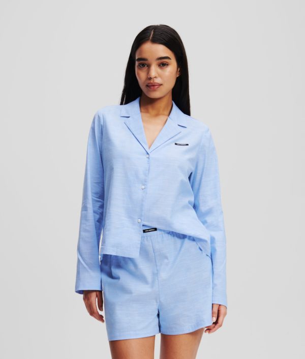 Karl Lagerfeld, Ensemble Pyjama Avec Short À Logo Karl, Femme, Limonata, Taille: XXS