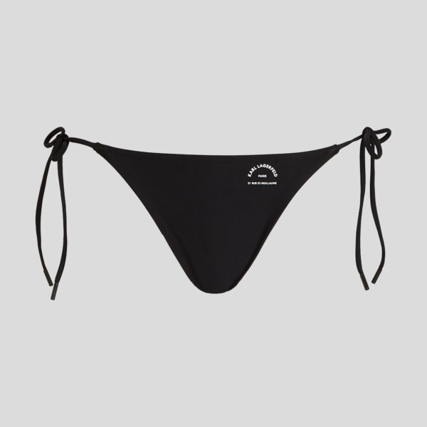 Karl Lagerfeld, Bas De Bikini Rue St-guillaume, Femme, Noir, Taille: XXS