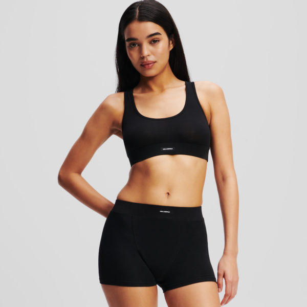 Karl Lagerfeld, Coffret Cadeau De Sous-vêtements Avec Logo Karl, Femme, Noir, Taille: XXS