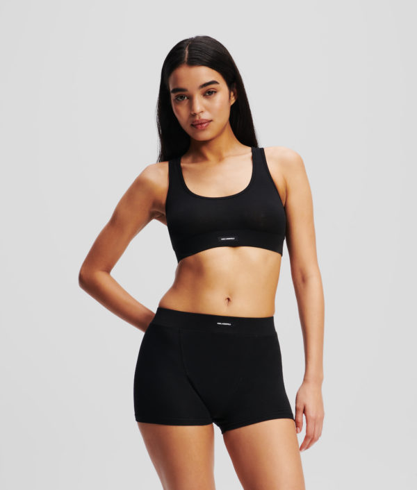 Karl Lagerfeld, Coffret Cadeau De Sous-vêtements Avec Logo Karl, Femme, Noir, Taille: XXS