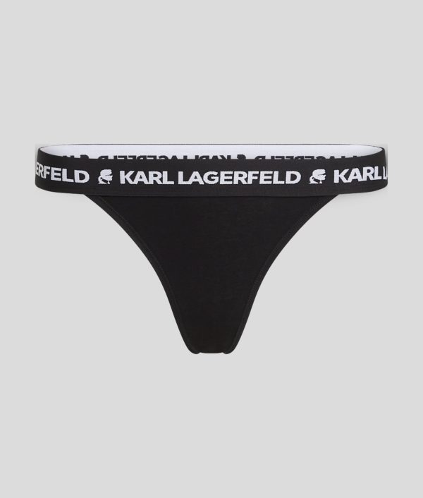 Karl Lagerfeld, Culottes Brésiliennes À Logo Karl – Lot De 3, Femme, Noir, Taille: XXS