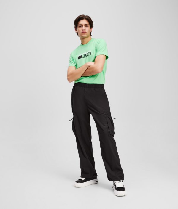 Karl Lagerfeld, Pantalon Cargo, Homme, Noir, Taille: XXXL