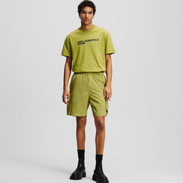 Karl Lagerfeld, Short Cargo, Homme, Vert Olive, Taille: XXXL
