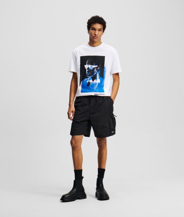 Karl Lagerfeld, Short Cargo, Homme, Noir, Taille: XXXL