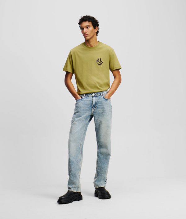 Karl Lagerfeld, Jean Droit, Homme, Bleu clair visuel, Taille: L3634