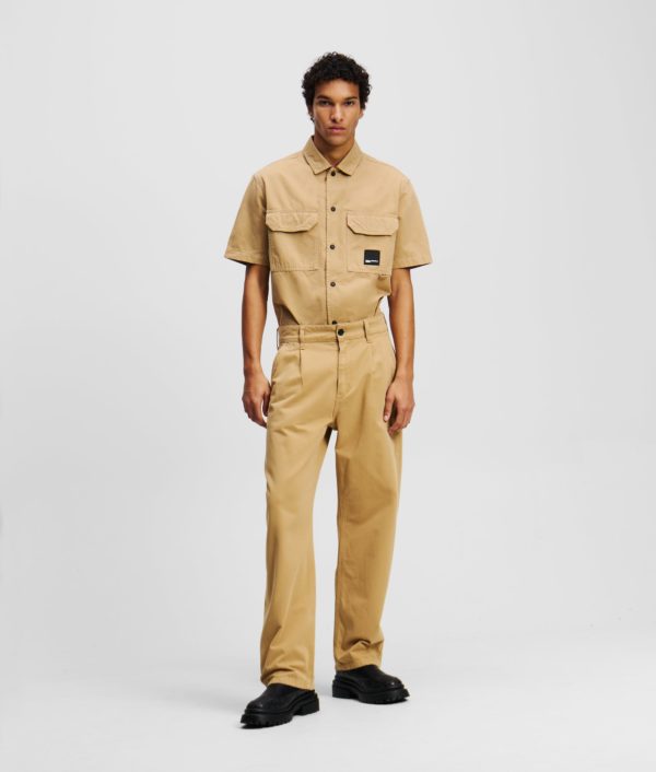 Karl Lagerfeld, Pantalon Chino Décontracté, Homme, Bleu maïs, Taille: L36
