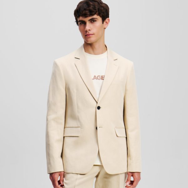 Karl Lagerfeld, Blazer En Lin, Homme, Trench Coat, Taille: X56