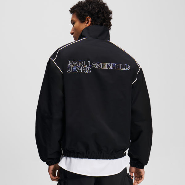 Karl Lagerfeld, Veste À Passepoil Avec Logo Klj, Homme, Noir, Taille: XXXL