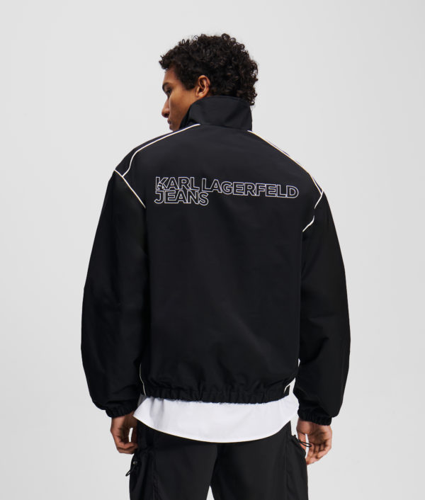 Karl Lagerfeld, Veste À Passepoil Avec Logo Klj, Homme, Noir, Taille: XXXL