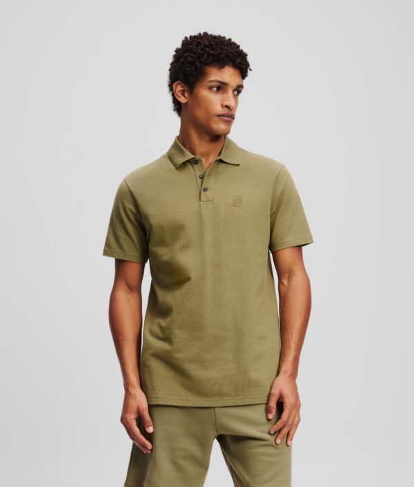 Karl Lagerfeld, Polo Karl Kameo, Homme, Vert foncé, Taille: XXXL