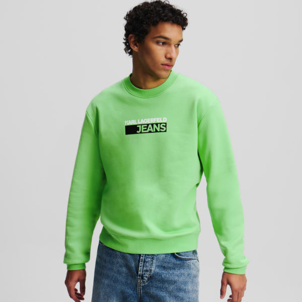 Karl Lagerfeld, Sweat-shirt Avec Logo Klj, Homme, Bouquet de printemps, Taille: XXXL