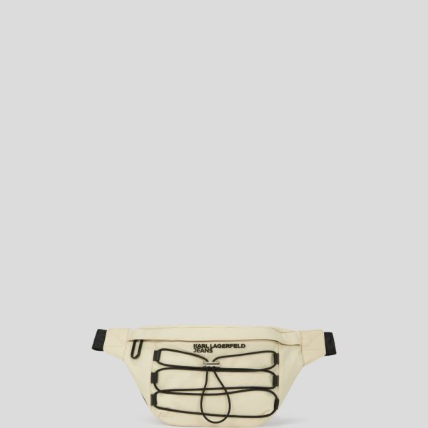 Karl Lagerfeld, Sac Banane À Cordon Fonctionnel, Homme, Sable Chaud, Taille: X00