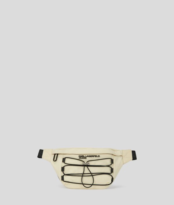Karl Lagerfeld, Sac Banane À Cordon Fonctionnel, Homme, Sable Chaud, Taille: X00