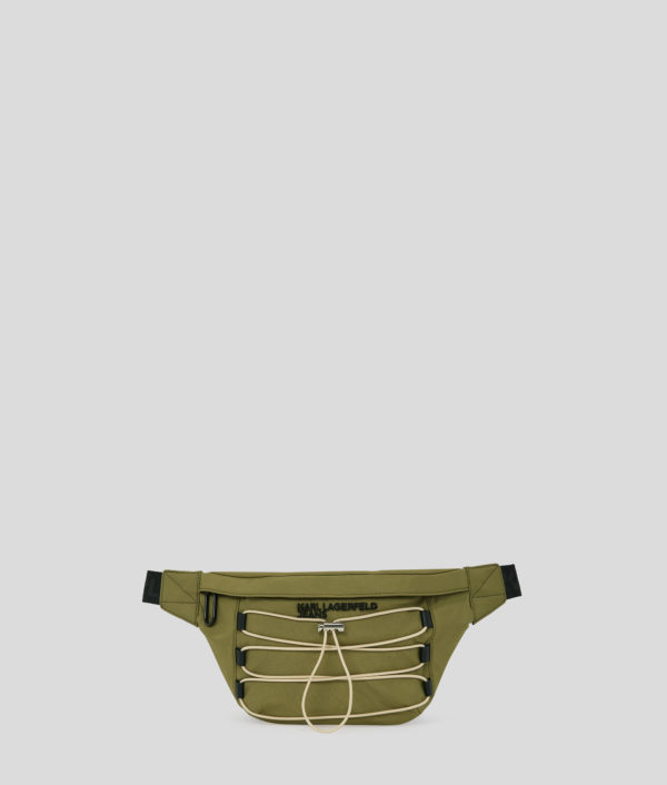 Karl Lagerfeld, Sac Banane À Cordon Fonctionnel, Homme, Pierre de mosaïque, Taille: X00
