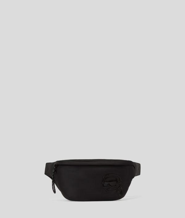 Karl Lagerfeld, Sac À Ceinture En Nylon Ikon K, Homme, Noir, Taille: X00