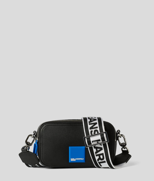 Karl Lagerfeld, Sac Caméra Avec Logo Klj Encadré, Homme, Noir, Taille: X00