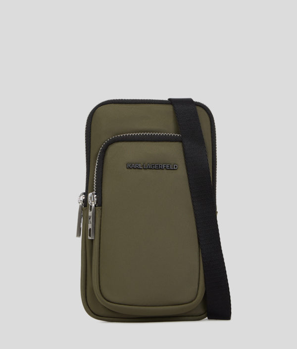 Karl Lagerfeld, Pochette En Nylon K/essential, Homme, Kaki, Taille: X00