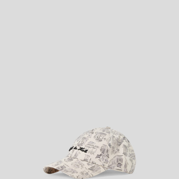 Karl Lagerfeld, Casquette À Imprimé Intégral Kl X Jorge Parra, Homme, Naturel, Taille: X00