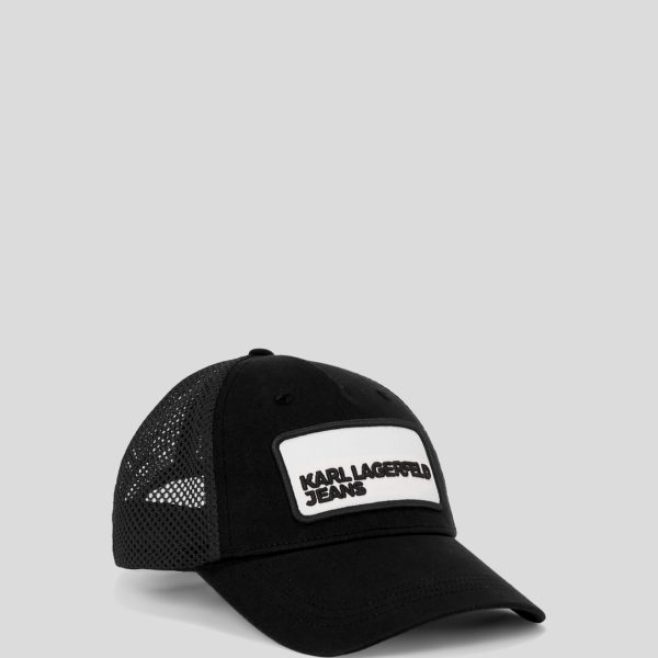 Karl Lagerfeld, Casquette En Mesh Avec Logo Klj, Homme, Noir, Taille: X00