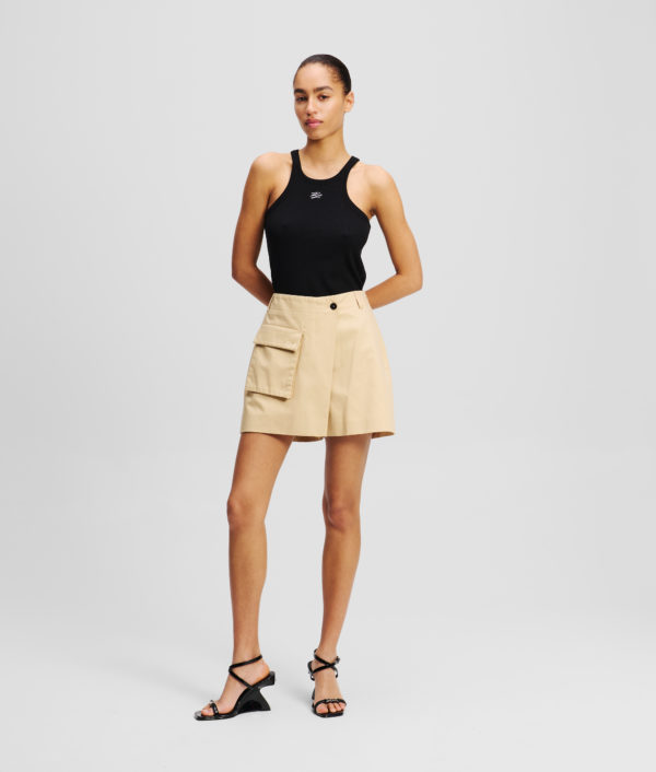 Karl Lagerfeld, Jupe À Poche Plaquée, Femme, Nomade, Taille: X48
