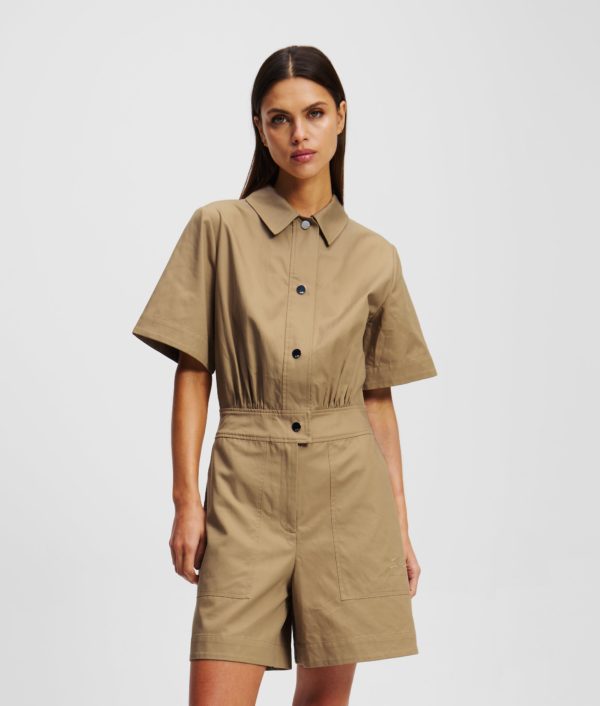 Karl Lagerfeld, Combinaison Cargo, Femme, Nougat, Taille: X48