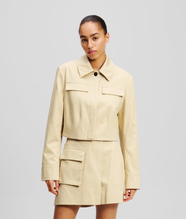 Karl Lagerfeld, Veste Blouson Courte, Femme, Nomade, Taille: X48