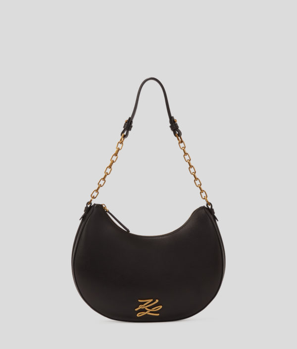 Karl Lagerfeld, Sac Porté Épaule Croissant De Lune K/autograph, Femme, Noir, Taille: X00