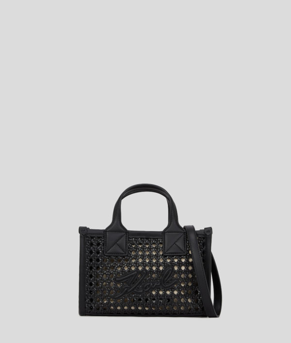 Karl Lagerfeld, Petit Sac Cabas K/skuare, Femme, Noir-Nickel, Taille: X00
