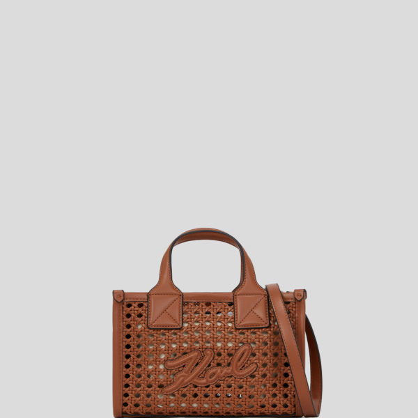 Karl Lagerfeld, Petit Sac Cabas K/skuare, Femme, Tan foncé, Taille: X00