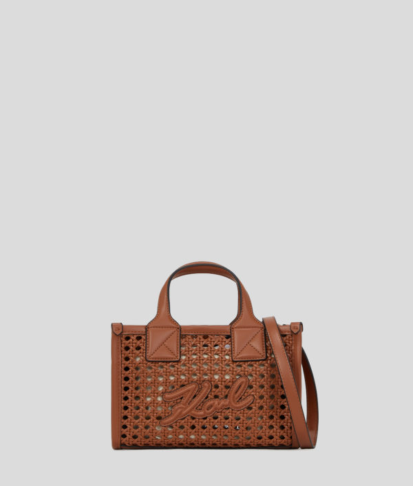 Karl Lagerfeld, Petit Sac Cabas K/skuare, Femme, Tan foncé, Taille: X00
