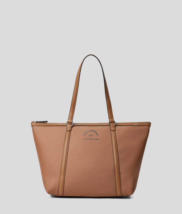 Karl Lagerfeld, Sac Cabas Rue St-guillaume Taille Moyenne, Femme, Argile, Taille: X00