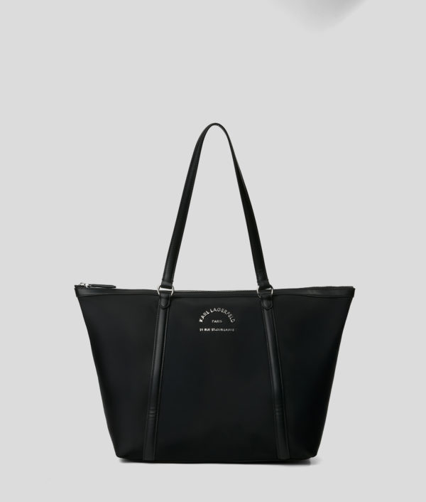 Karl Lagerfeld, Sac Cabas Rue St-guillaume Taille Moyenne, Femme, Noir, Taille: X00