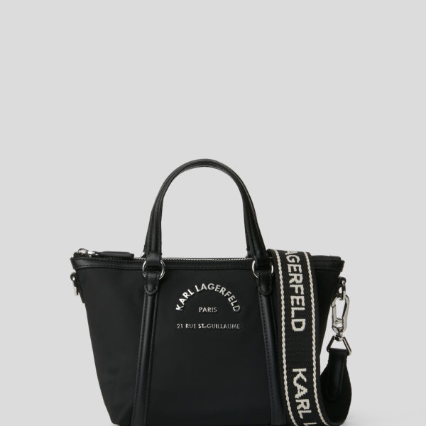 Karl Lagerfeld, Mini Sac Cabas Rue St-guillaume, Femme, Noir, Taille: X00