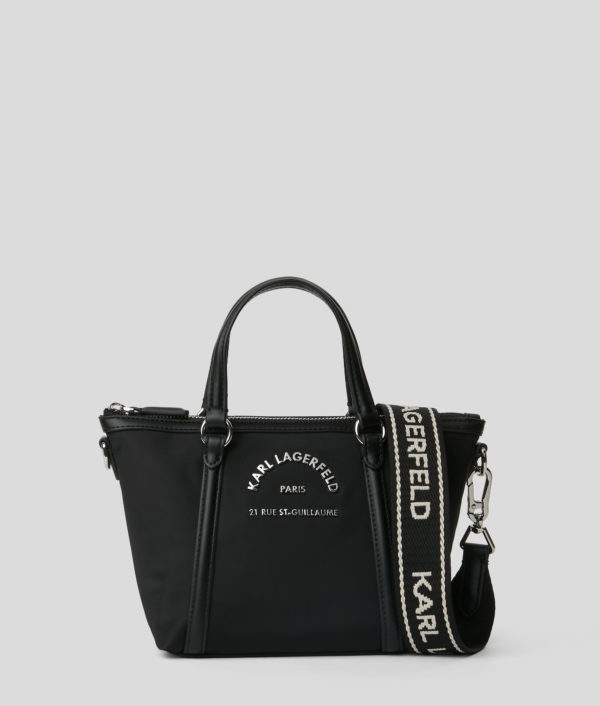 Karl Lagerfeld, Mini Sac Cabas Rue St-guillaume, Femme, Noir, Taille: X00