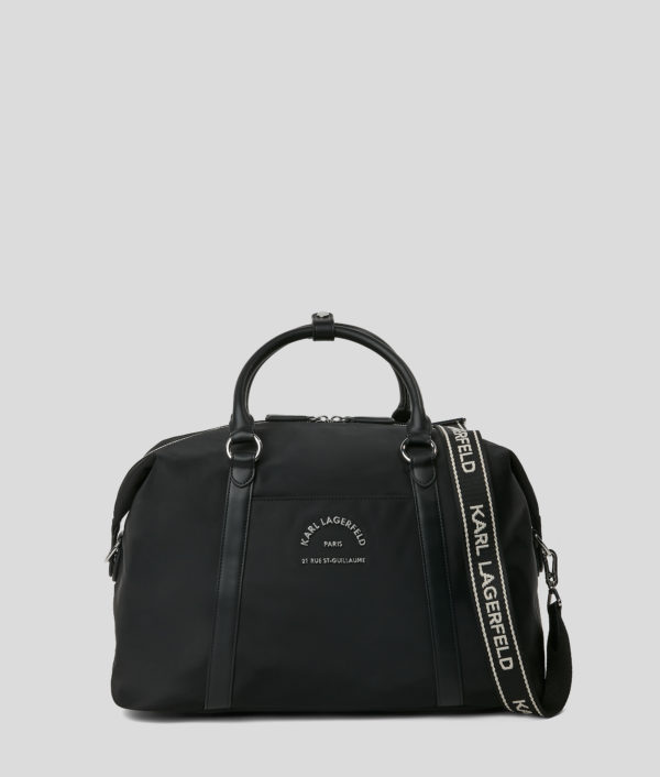Karl Lagerfeld, Sac Week-end Rue St-guillaume, Femme, Noir, Taille: X00