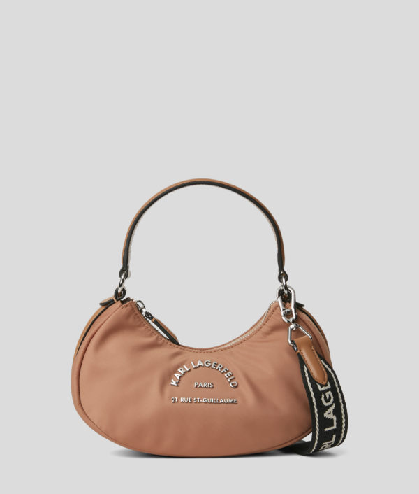 Karl Lagerfeld, Sac Bandoulière Croissant De Lune Rue St-guillaume, Femme, Argile, Taille: X00