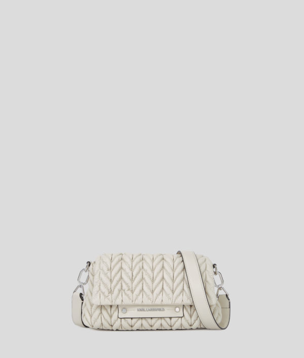 Karl Lagerfeld, Sac Bandoulière K/weave, Femme, Ciment, Taille: X00