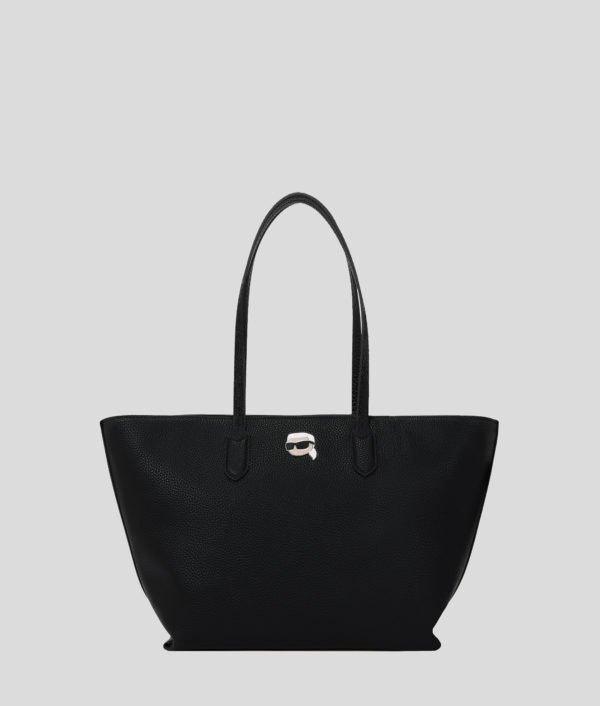 Karl Lagerfeld, Sac Cabas Grainé Ikon, Femme, Noir, Taille: X00